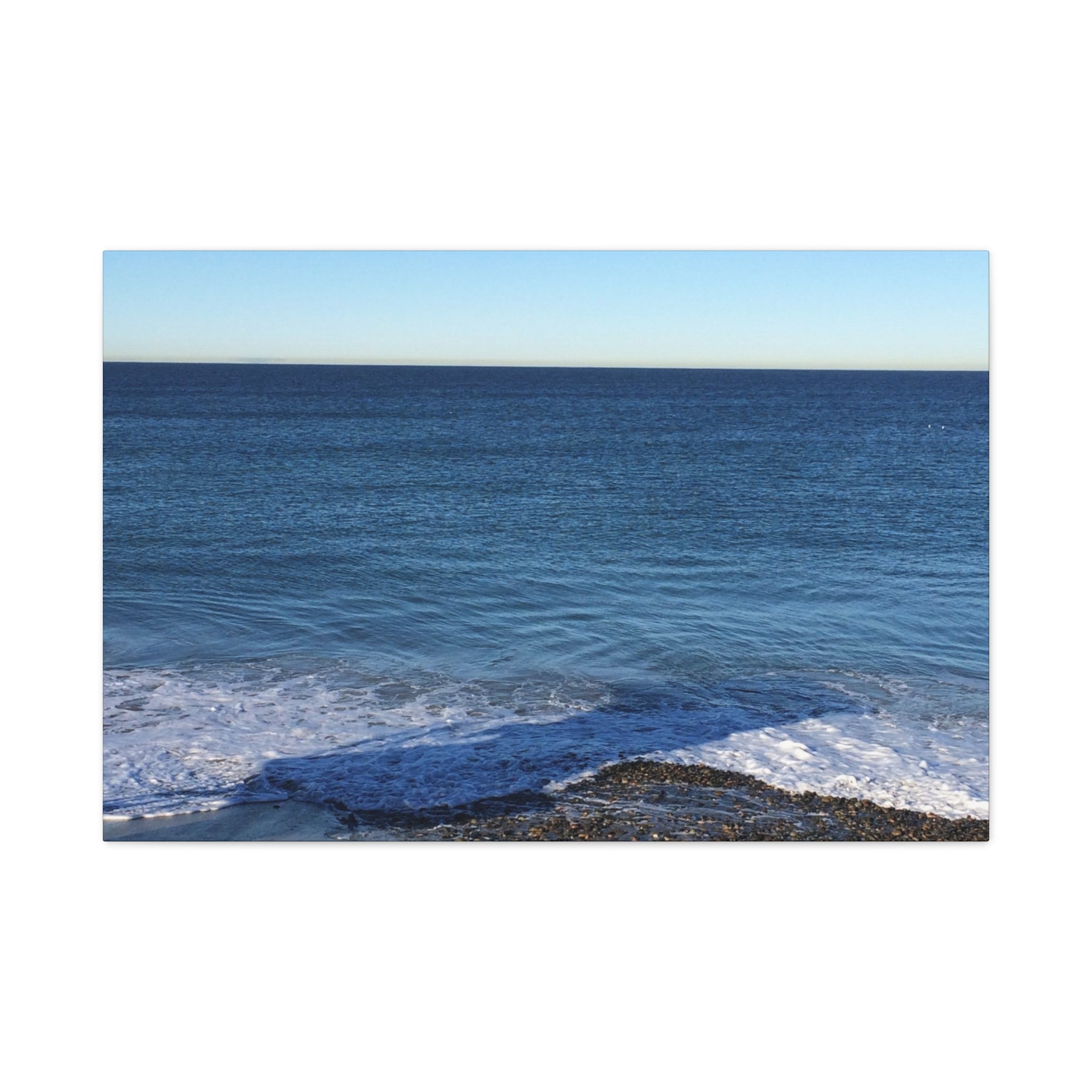 Ocean Horizon Matte Canvas Print — Serene Seascape Wall Art