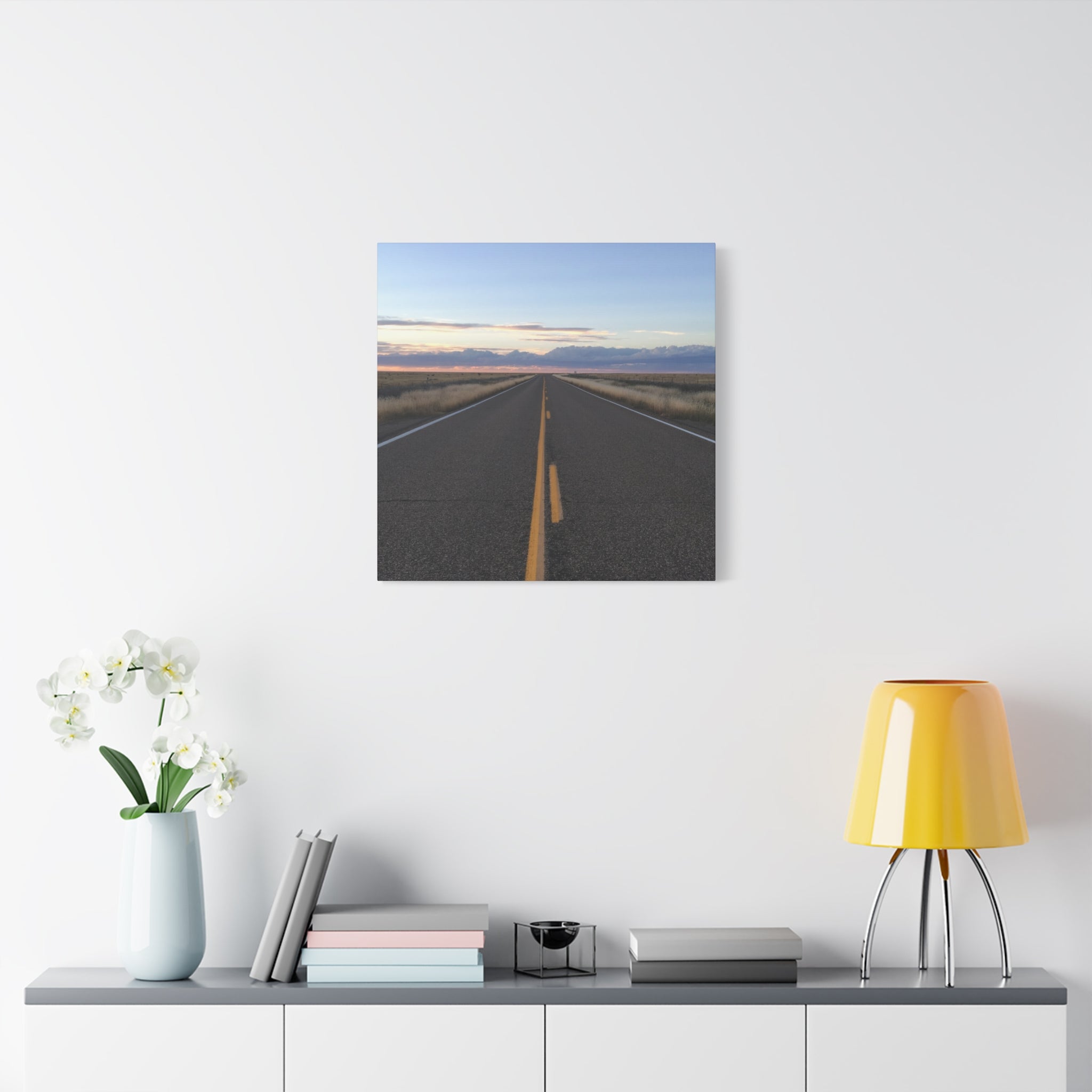 Open Road Canvas Print — Matte Stretched Wall Art (1.25")