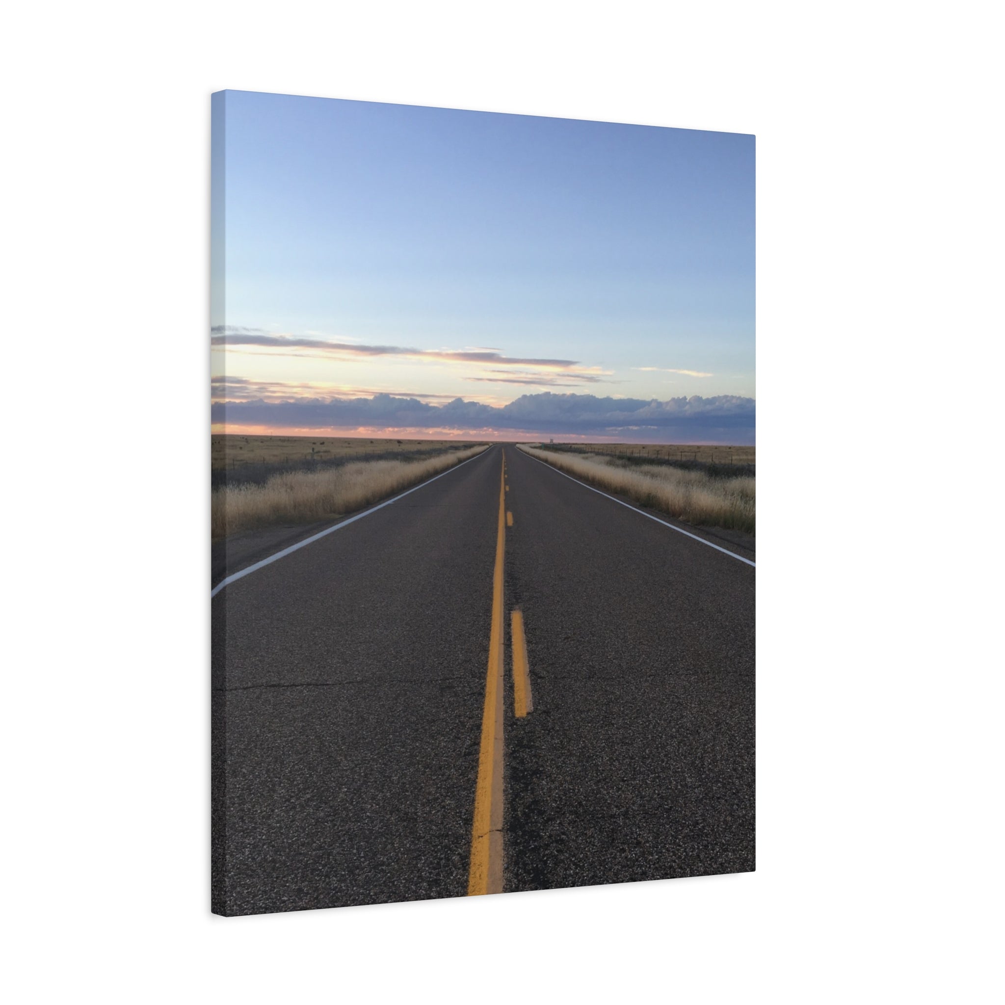 Open Road Canvas Print — Matte Stretched Wall Art (1.25")