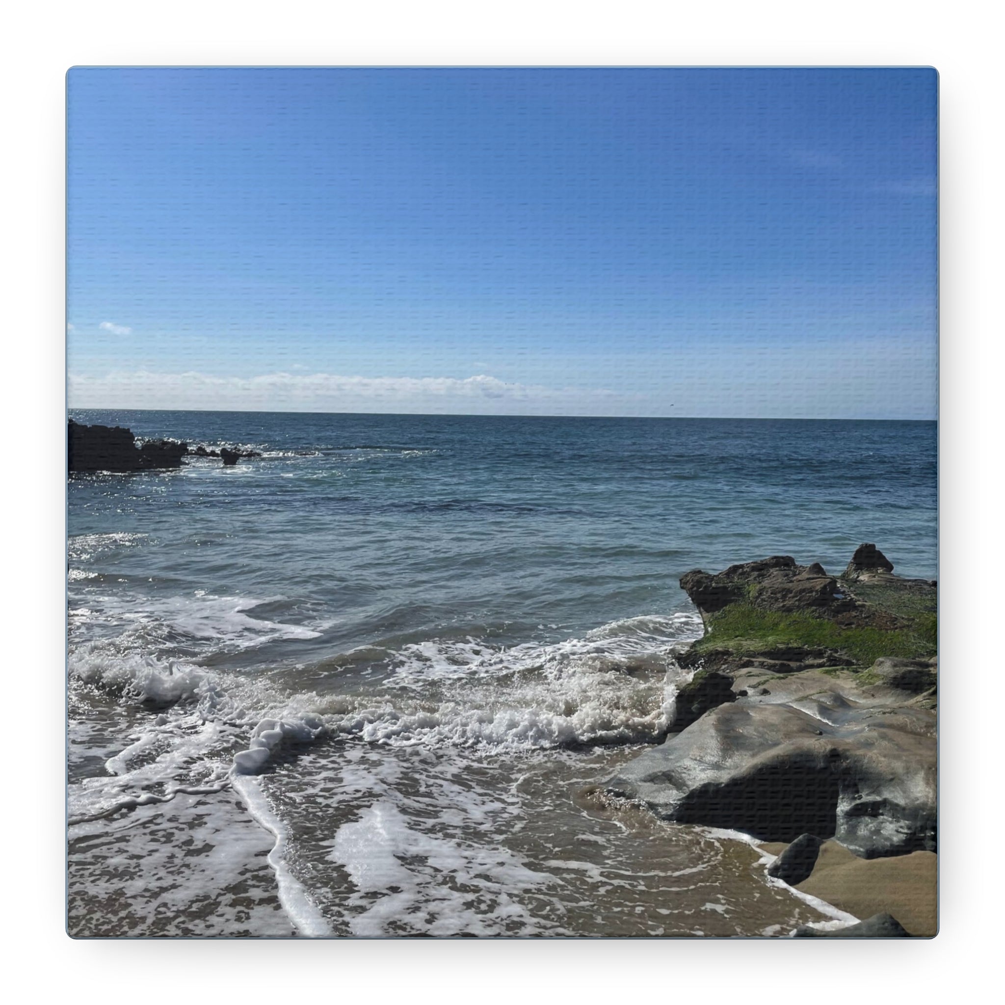 Coastal Calm Matte Stretched Canvas (1.25") — Seascape Wall Art