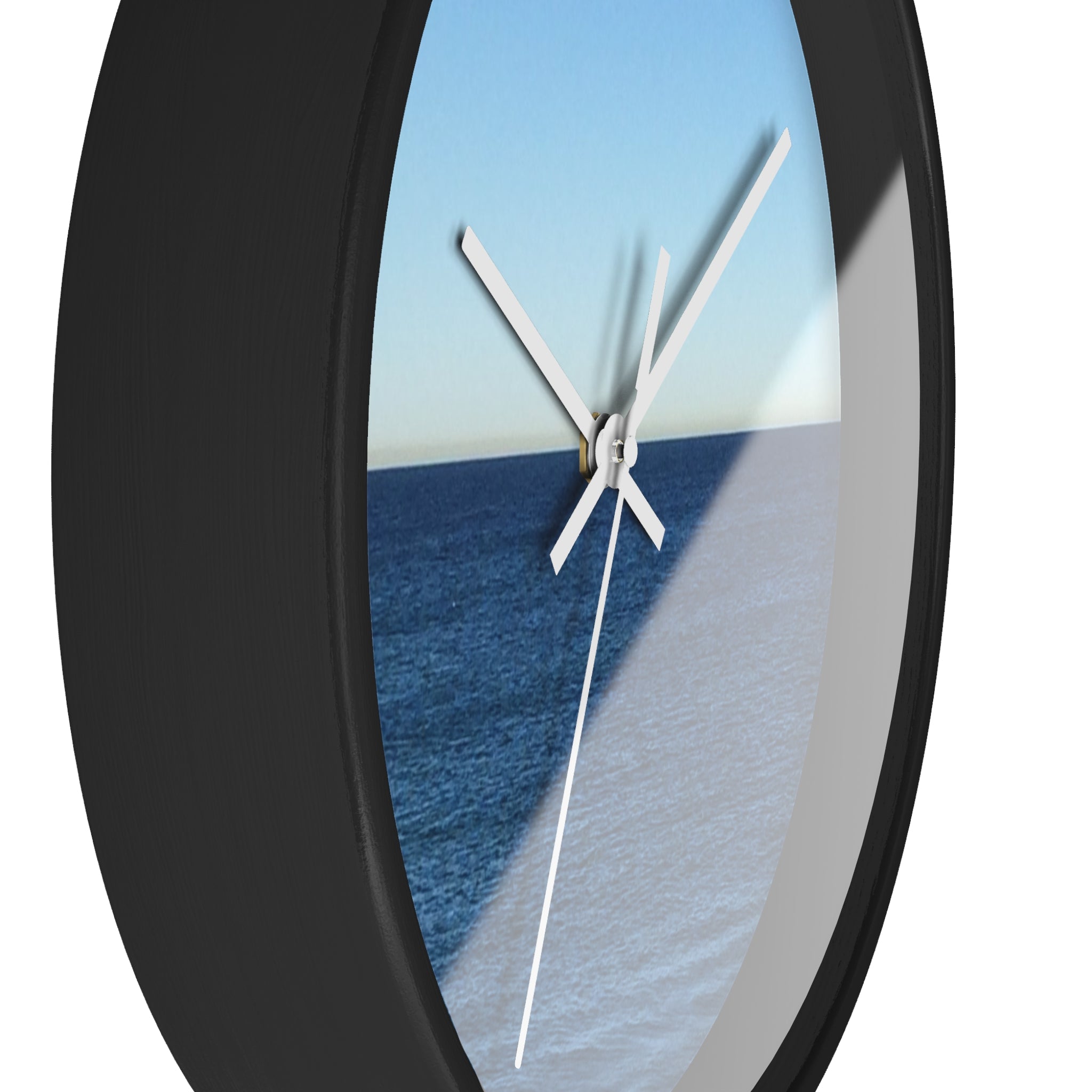 Ocean Horizon Wall Clock – Coastal Sea View Decorative Clock
