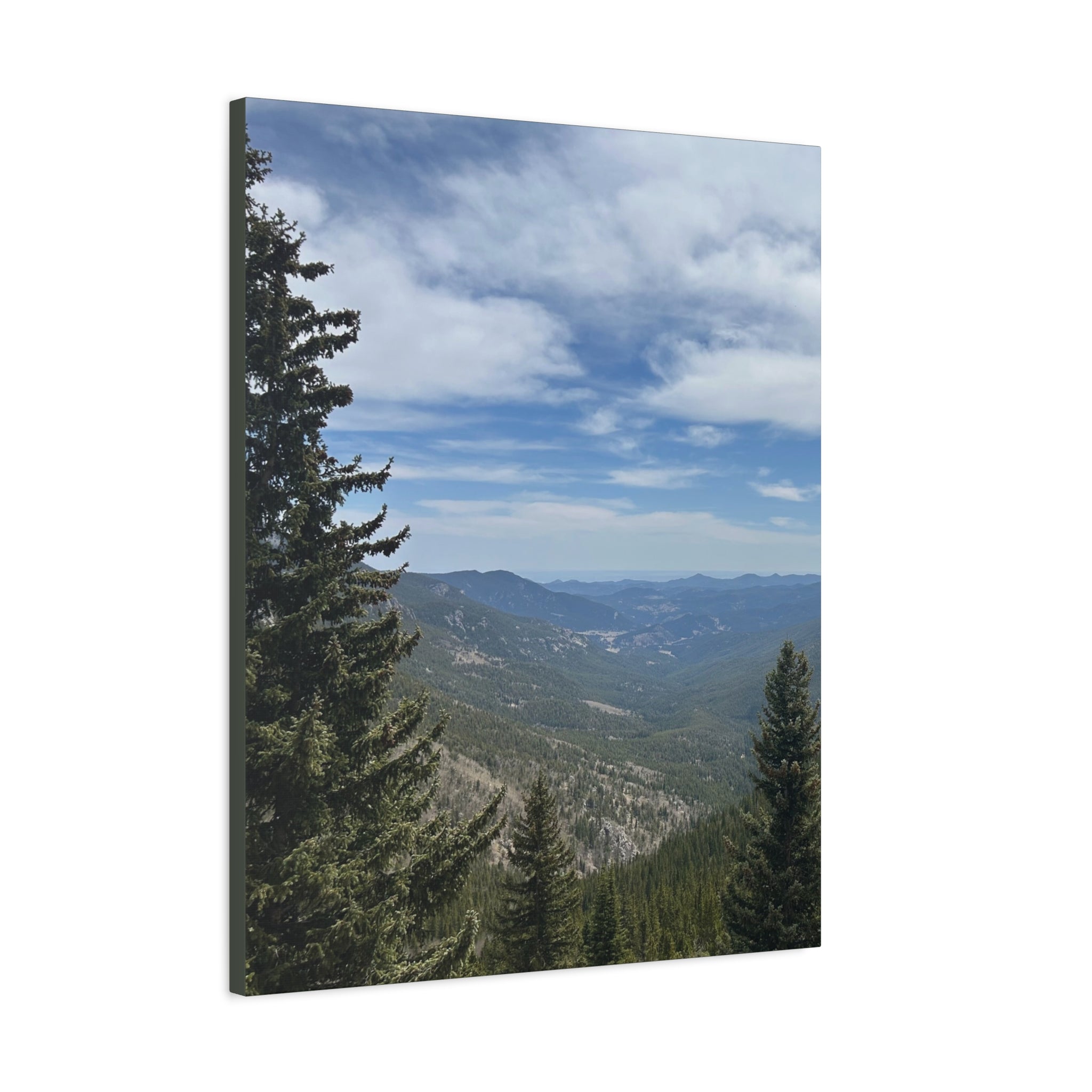 Mountain Valley Matte Canvas Wall Art — Stretched 1.25"