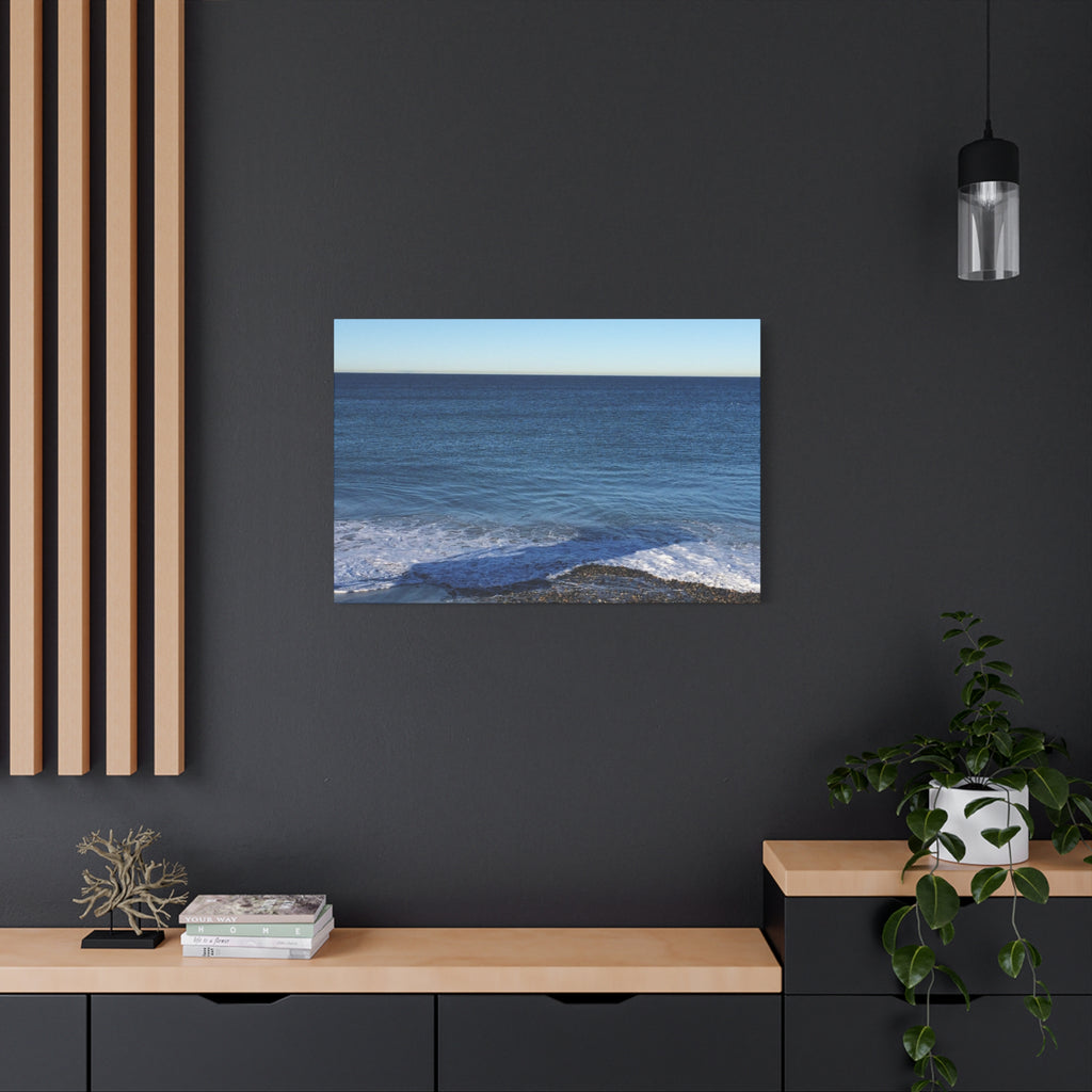 Ocean Horizon Matte Canvas Print — Serene Seascape Wall Art