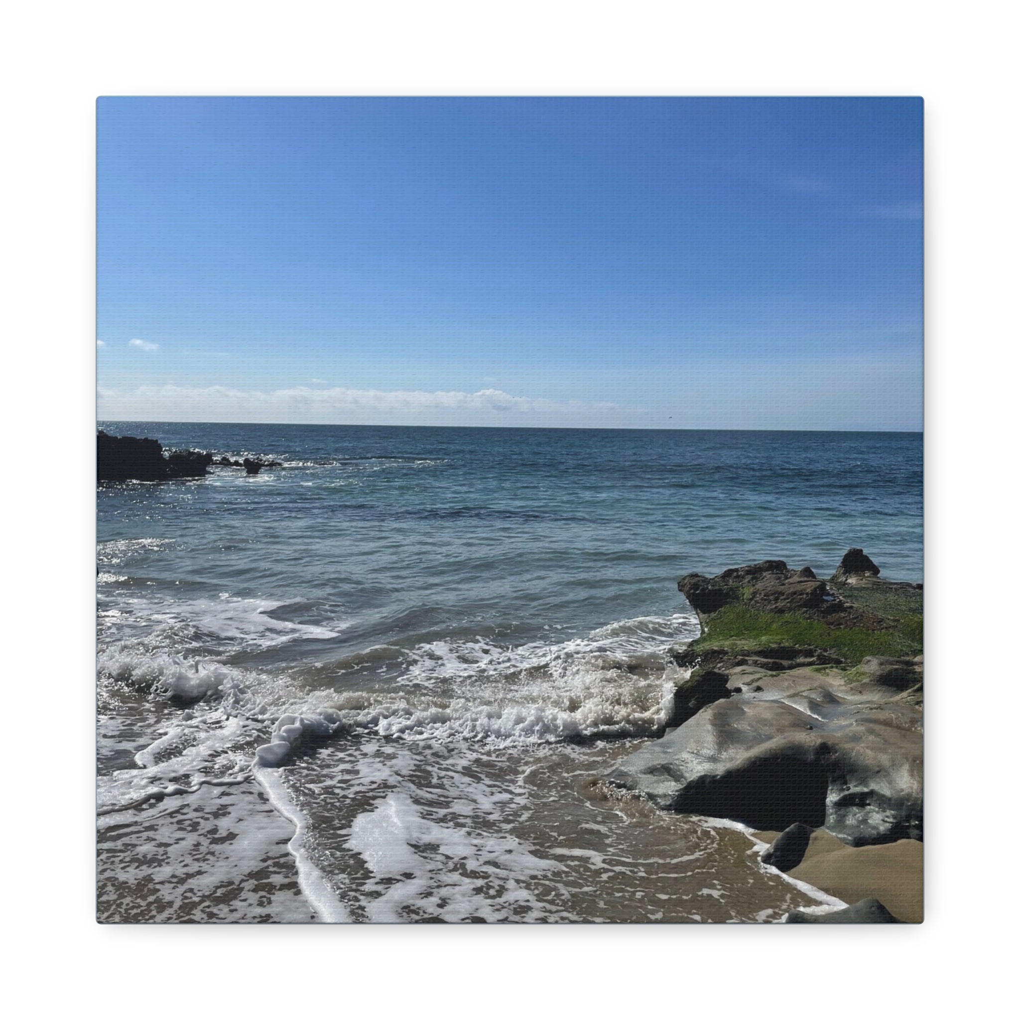 Coastal Calm Matte Stretched Canvas (1.25") — Seascape Wall Art