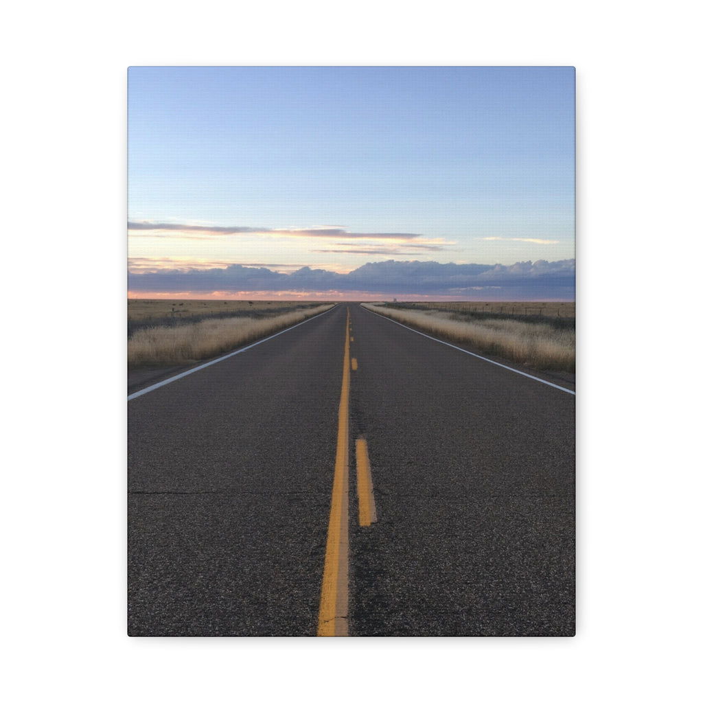 Open Road Canvas Print — Matte Stretched Wall Art (1.25")
