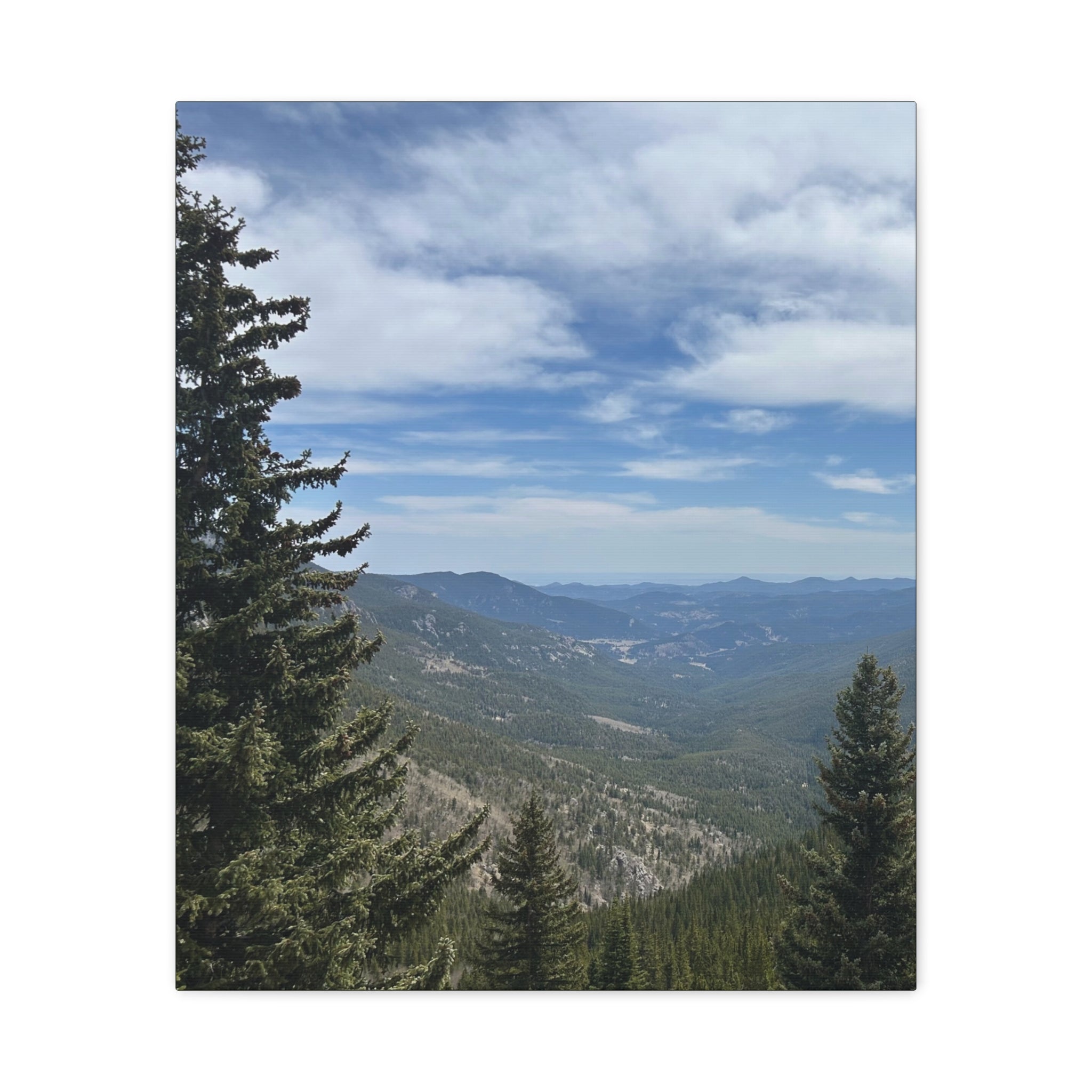 Mountain Valley Matte Canvas Wall Art — Stretched 1.25"