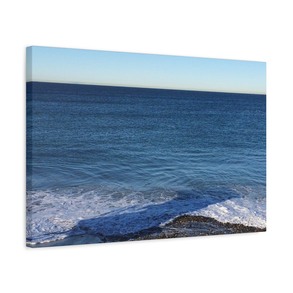Ocean Horizon Matte Canvas Print — Serene Seascape Wall Art
