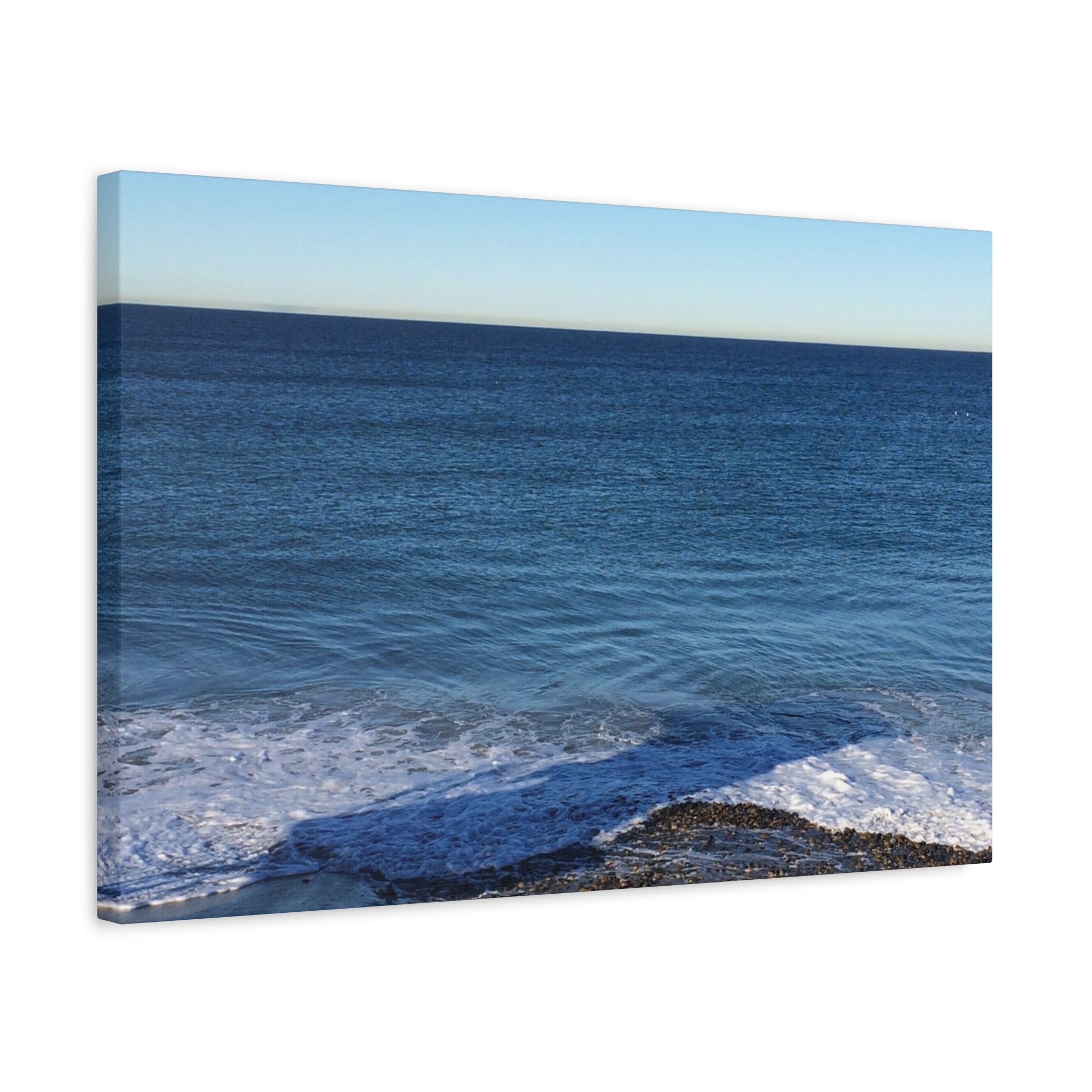 Ocean Horizon Matte Canvas Print — Serene Seascape Wall Art
