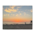 Sunset Beach Canvas Print — Matte Stretched Wall Art