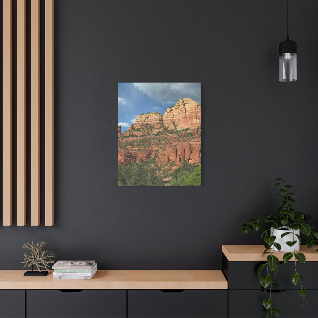 Sedona Red Rock Canvas Wall Art - Matte Stretched Landscape Print