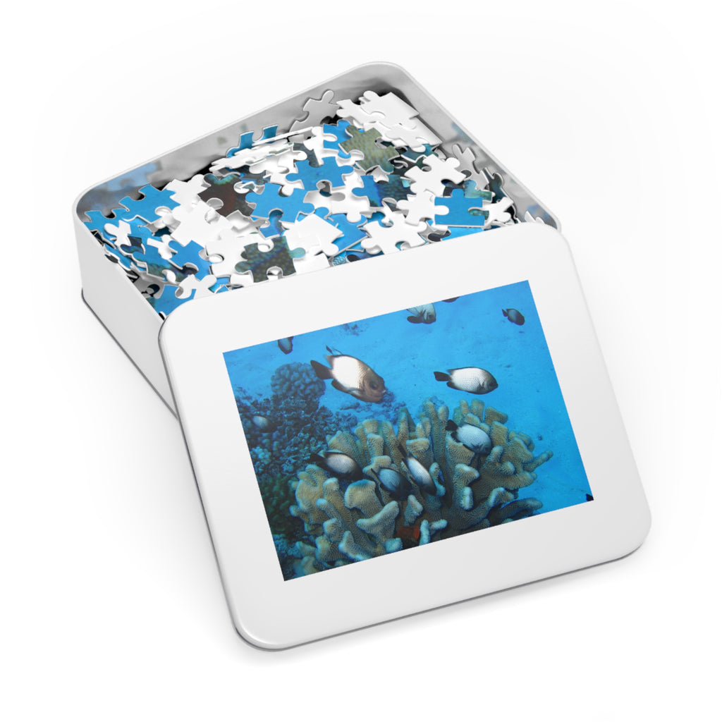 Coral Reef Fish Jigsaw Puzzle (with Tin) - Ocean Puzzle Gift