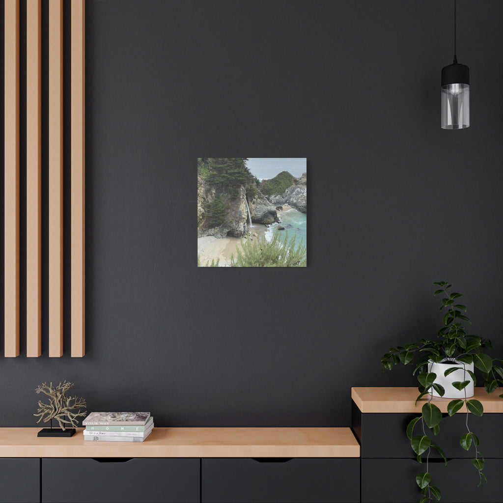 McWay Falls Coastal Canvas Print — Matte Stretched 1.25"