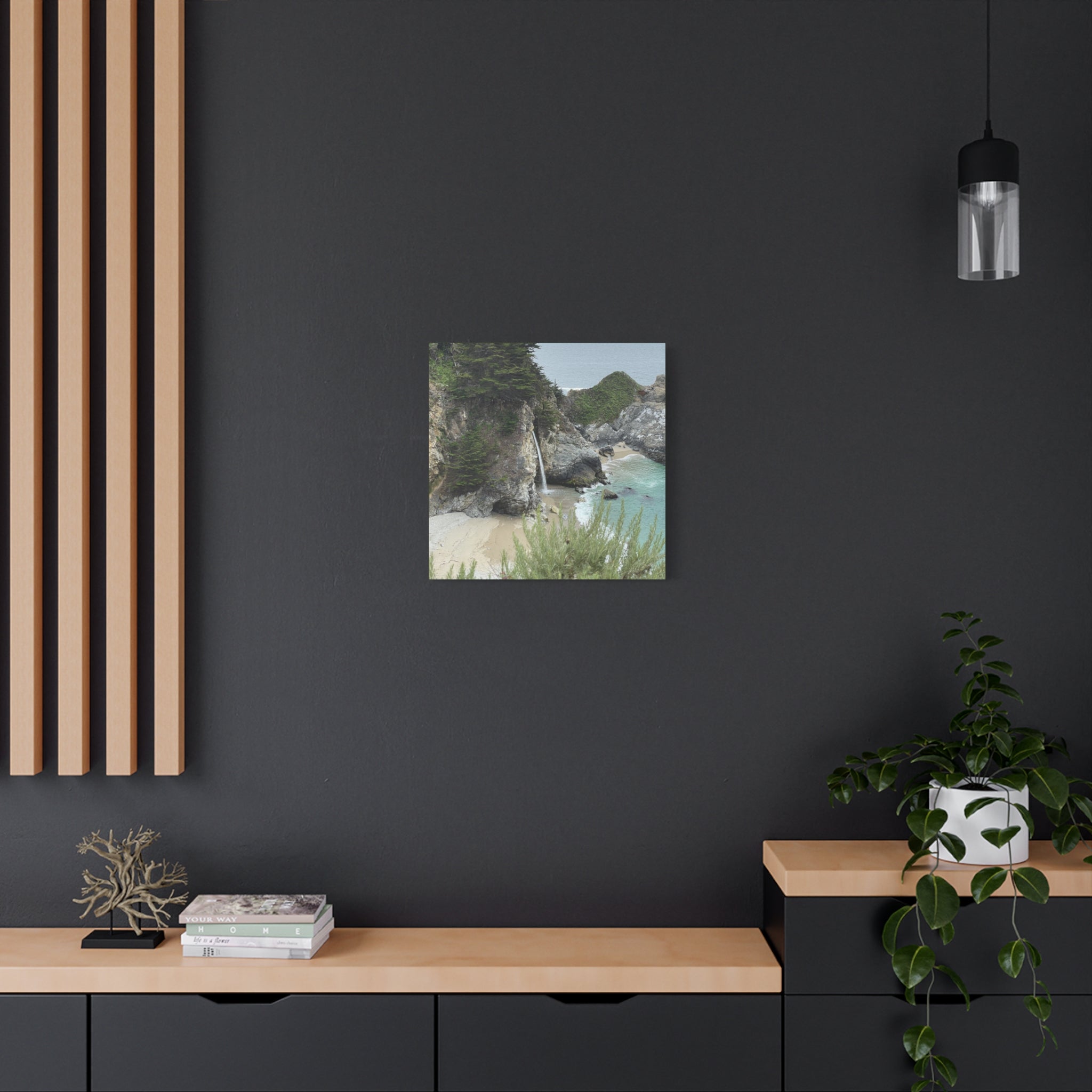 McWay Falls Coastal Canvas Print — Matte Stretched 1.25"