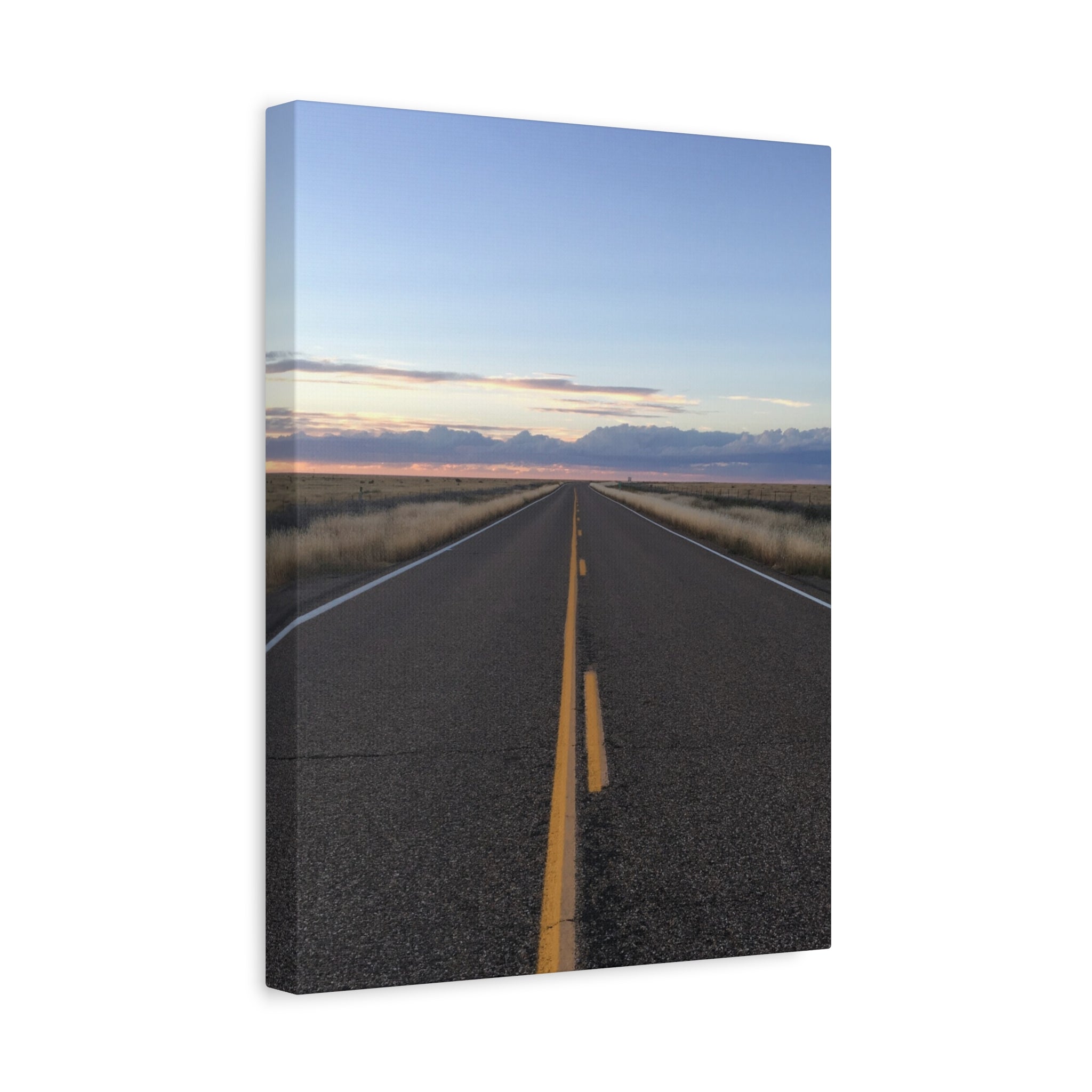Open Road Canvas Print — Matte Stretched Wall Art (1.25")