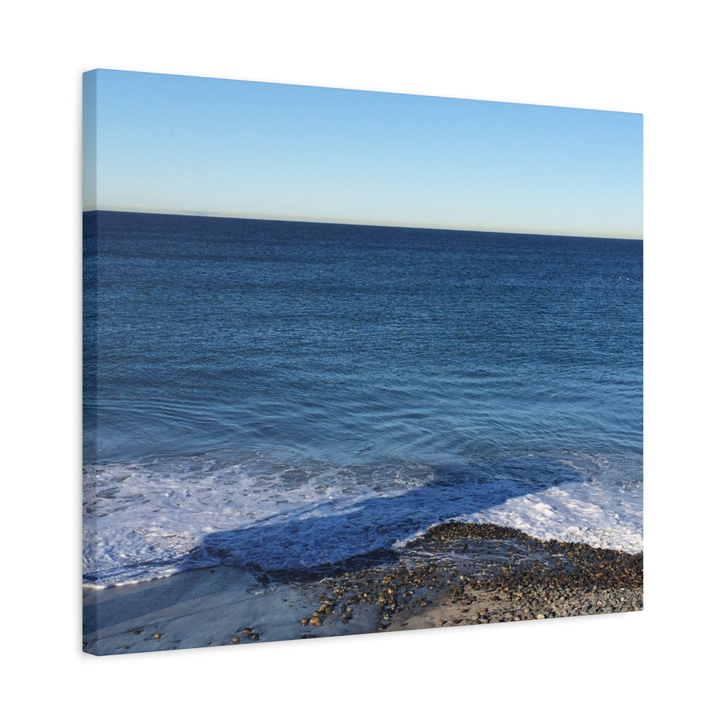 Ocean Horizon Matte Canvas Print — Serene Seascape Wall Art