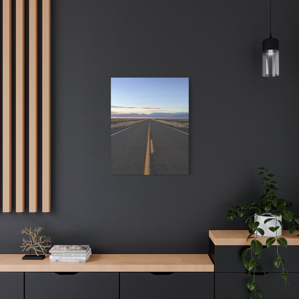 Open Road Canvas Print — Matte Stretched Wall Art (1.25")