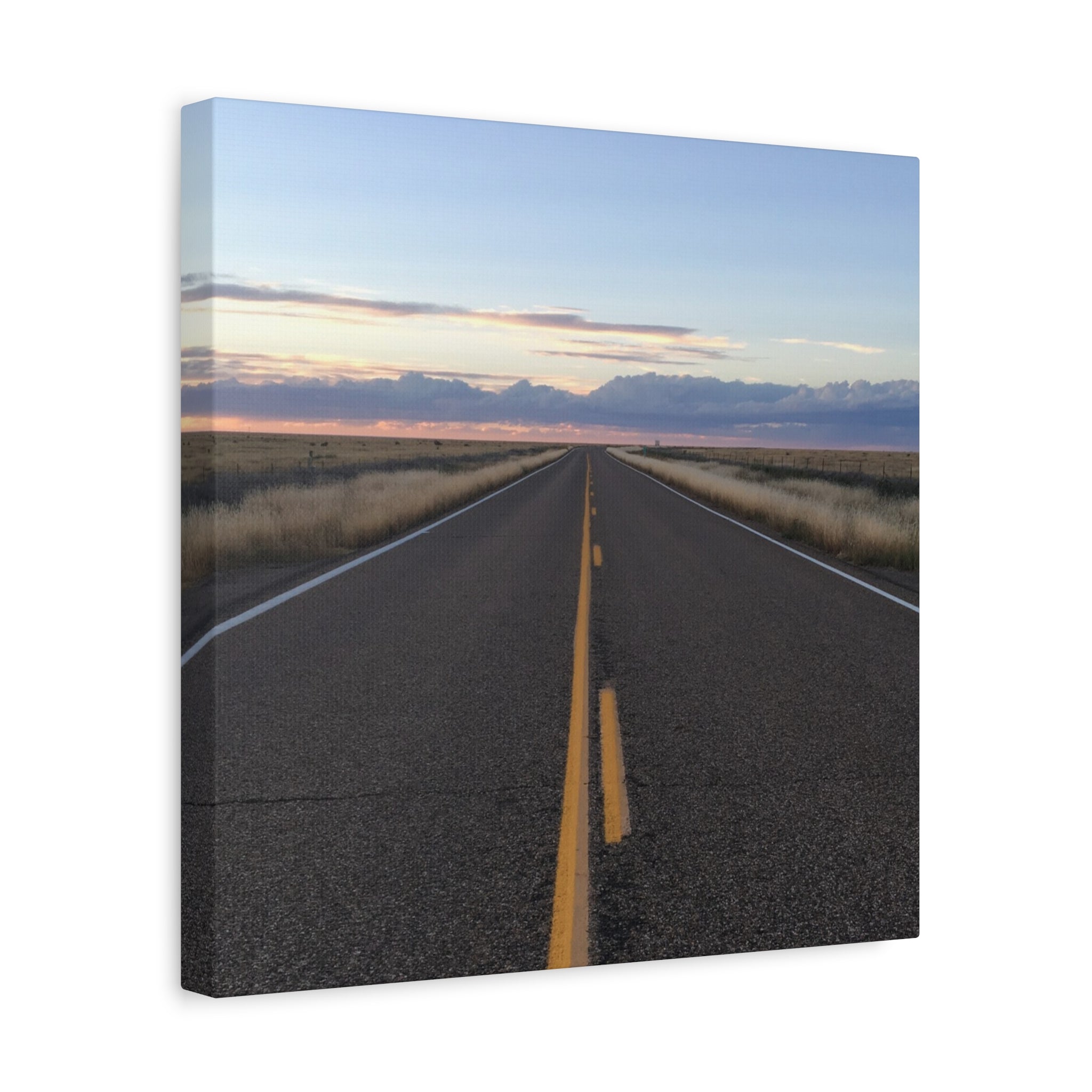 Open Road Canvas Print — Matte Stretched Wall Art (1.25")