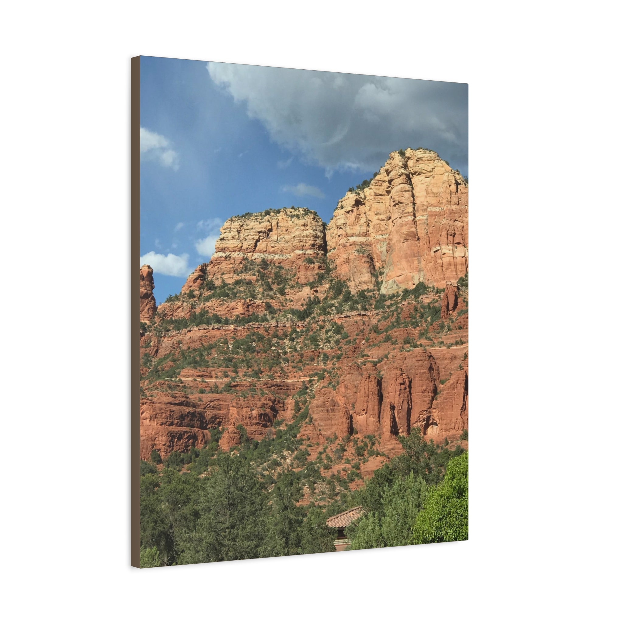 Sedona Red Rock Canvas Wall Art - Matte Stretched Landscape Print