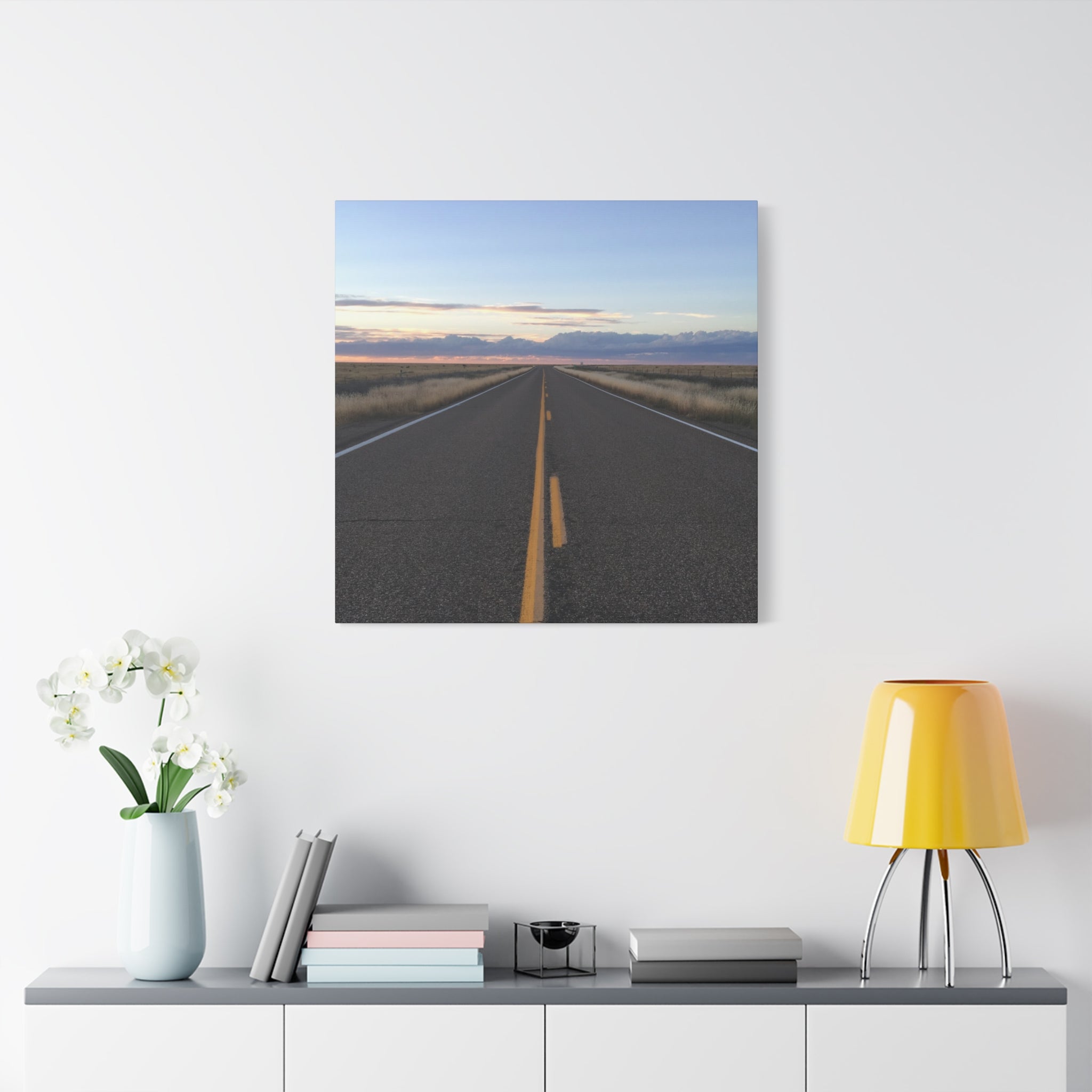 Open Road Canvas Print — Matte Stretched Wall Art (1.25")