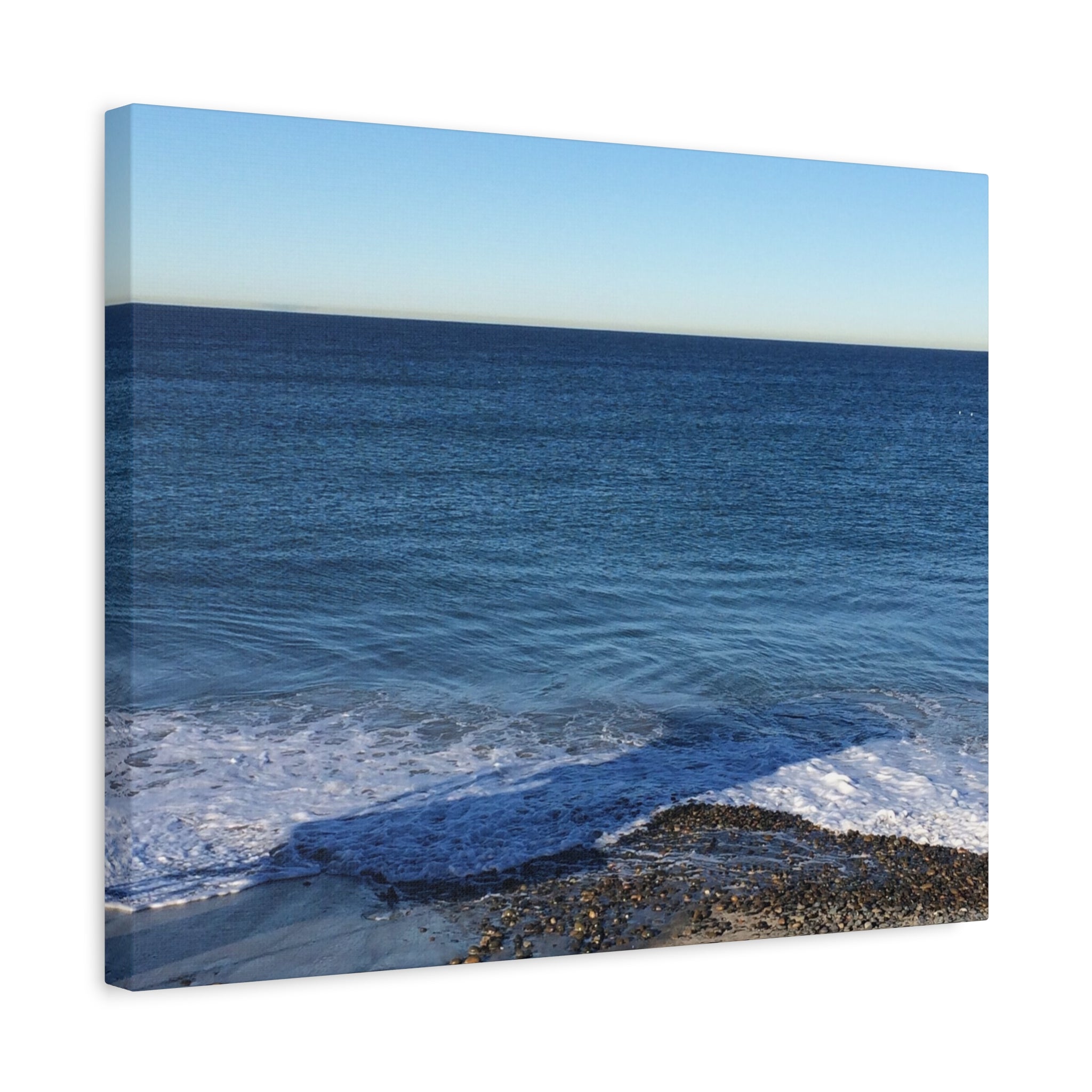 Ocean Horizon Matte Canvas Print — Serene Seascape Wall Art