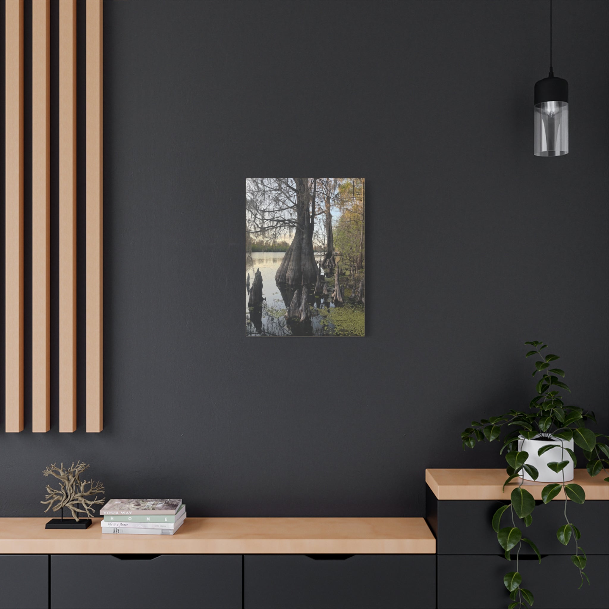 Swamp Matte Stretched Canvas