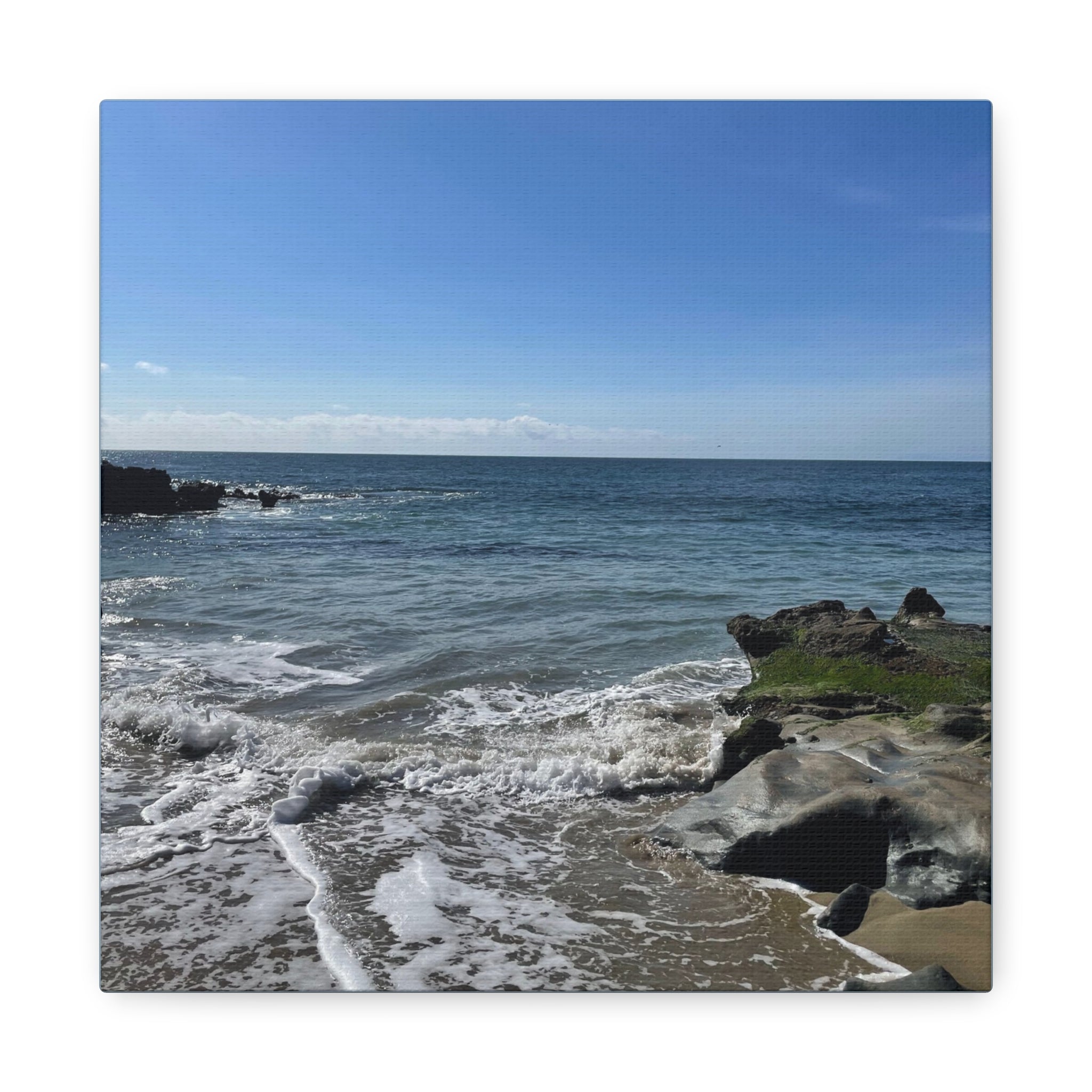 Coastal Calm Matte Stretched Canvas (1.25") — Seascape Wall Art