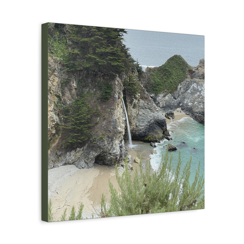 McWay Falls Coastal Canvas Print — Matte Stretched 1.25"