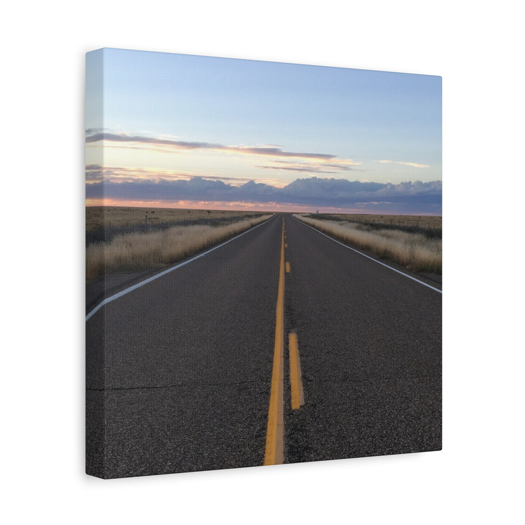 Open Road Canvas Print — Matte Stretched Wall Art (1.25")