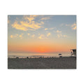 Sunset Beach Canvas Print — Matte Stretched Wall Art