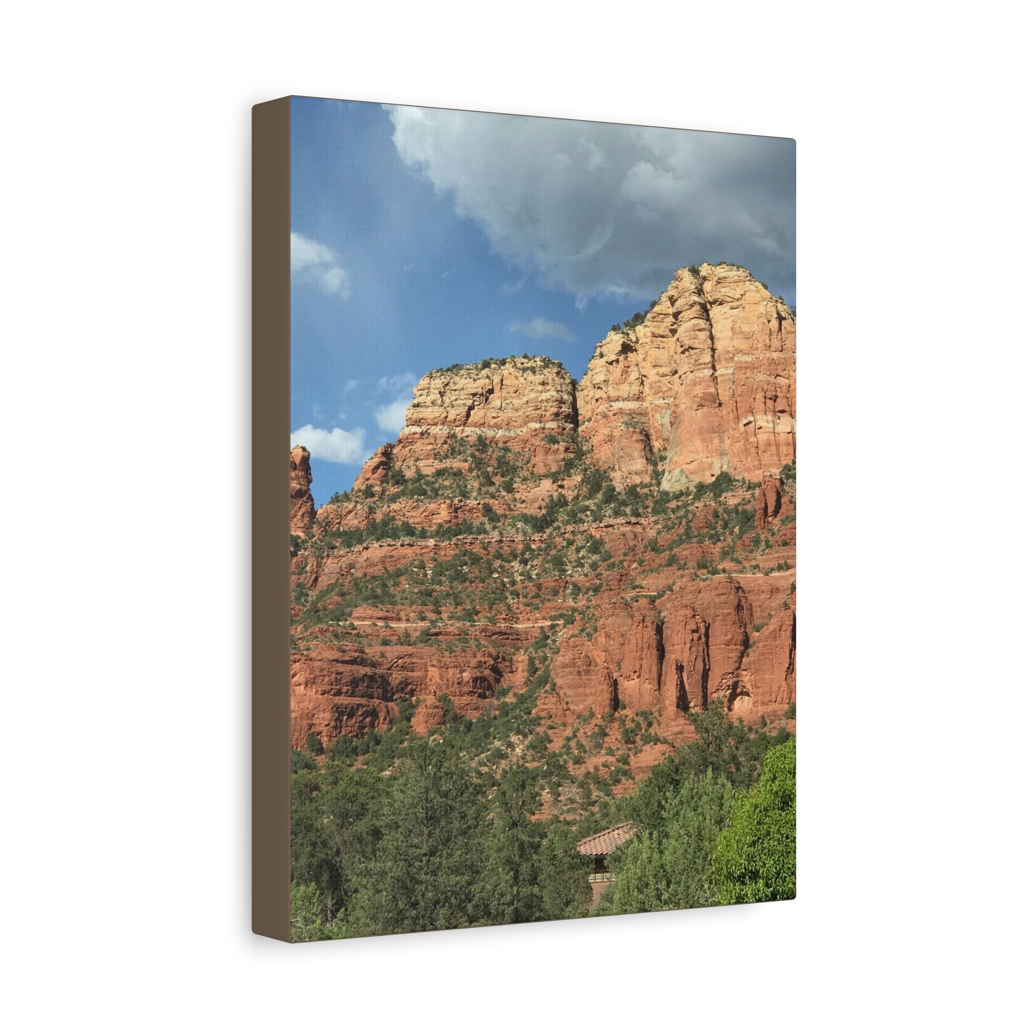 Sedona Red Rock Canvas Wall Art - Matte Stretched Landscape Print