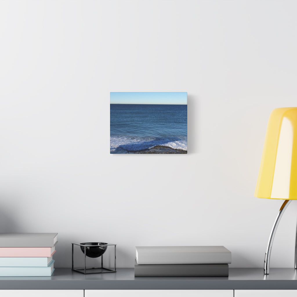 Ocean Horizon Matte Canvas Print — Serene Seascape Wall Art