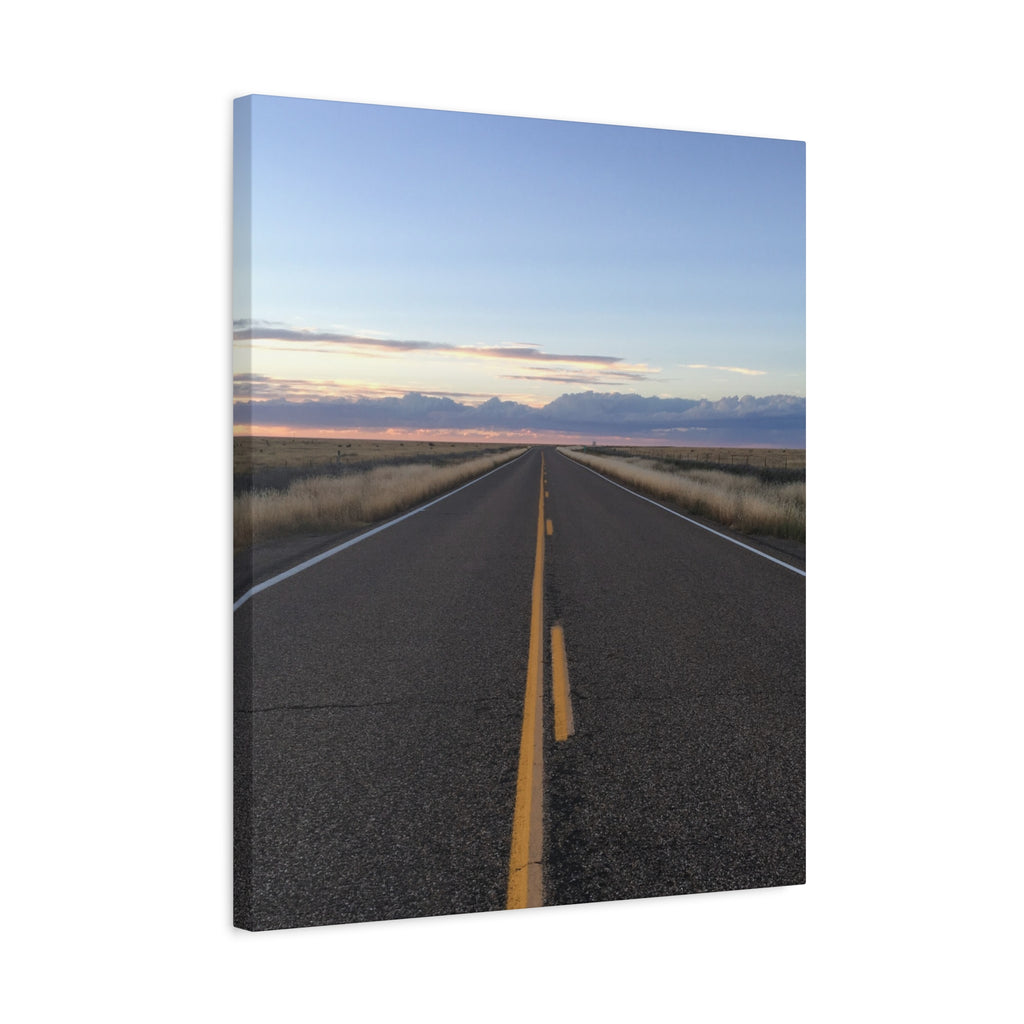 Open Road Canvas Print — Matte Stretched Wall Art (1.25")