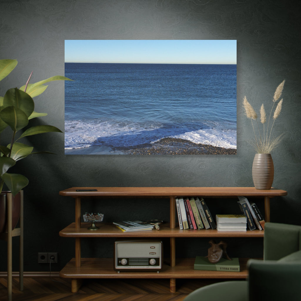 Ocean Horizon Matte Canvas Print — Serene Seascape Wall Art