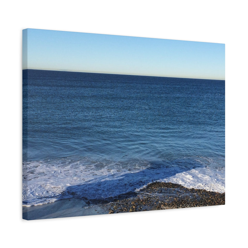 Ocean Horizon Matte Canvas Print — Serene Seascape Wall Art