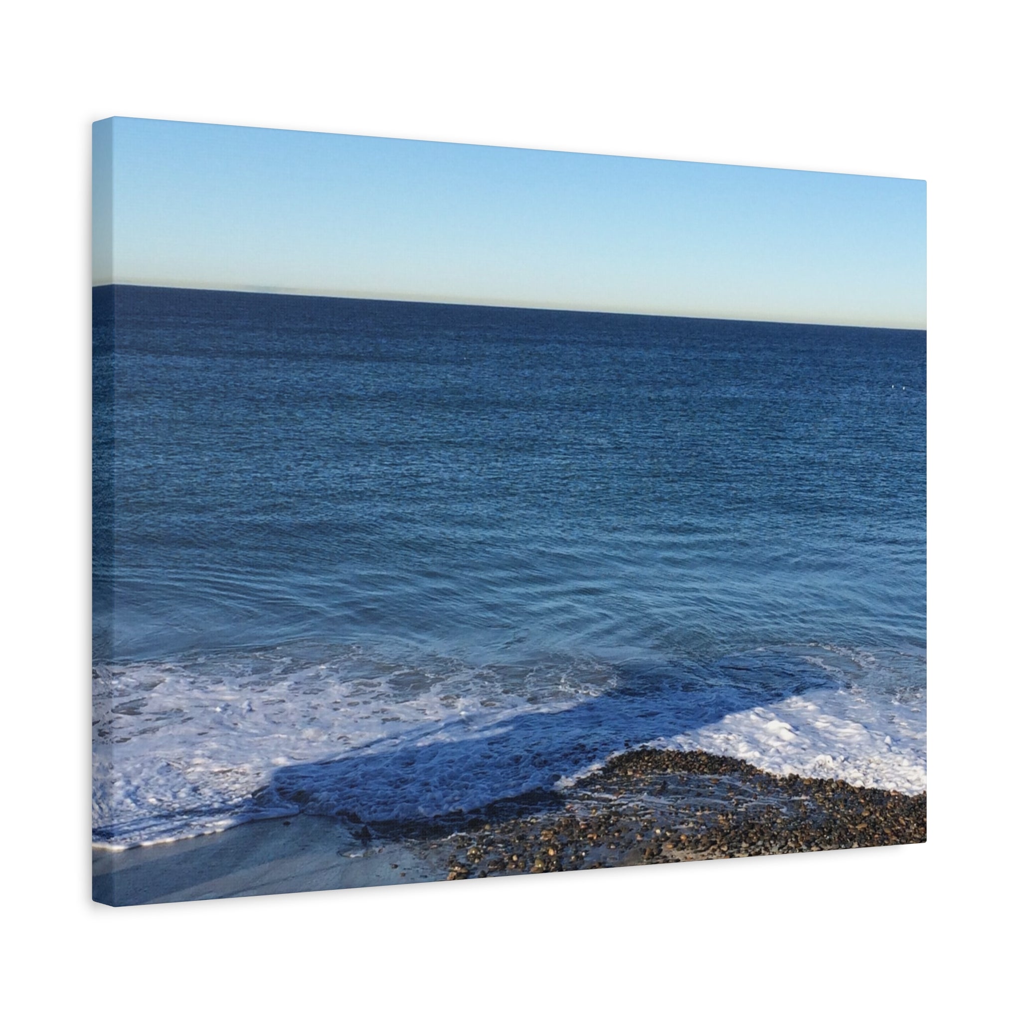Ocean Horizon Matte Canvas Print — Serene Seascape Wall Art