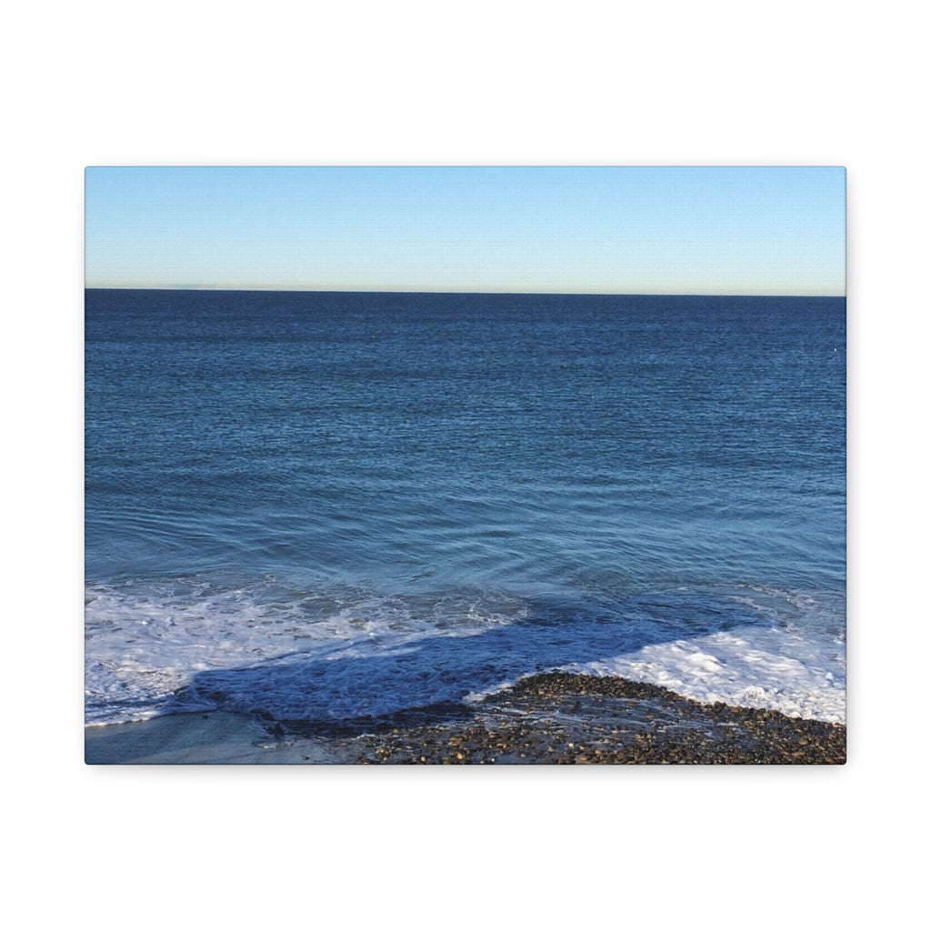 Ocean Horizon Matte Canvas Print — Serene Seascape Wall Art