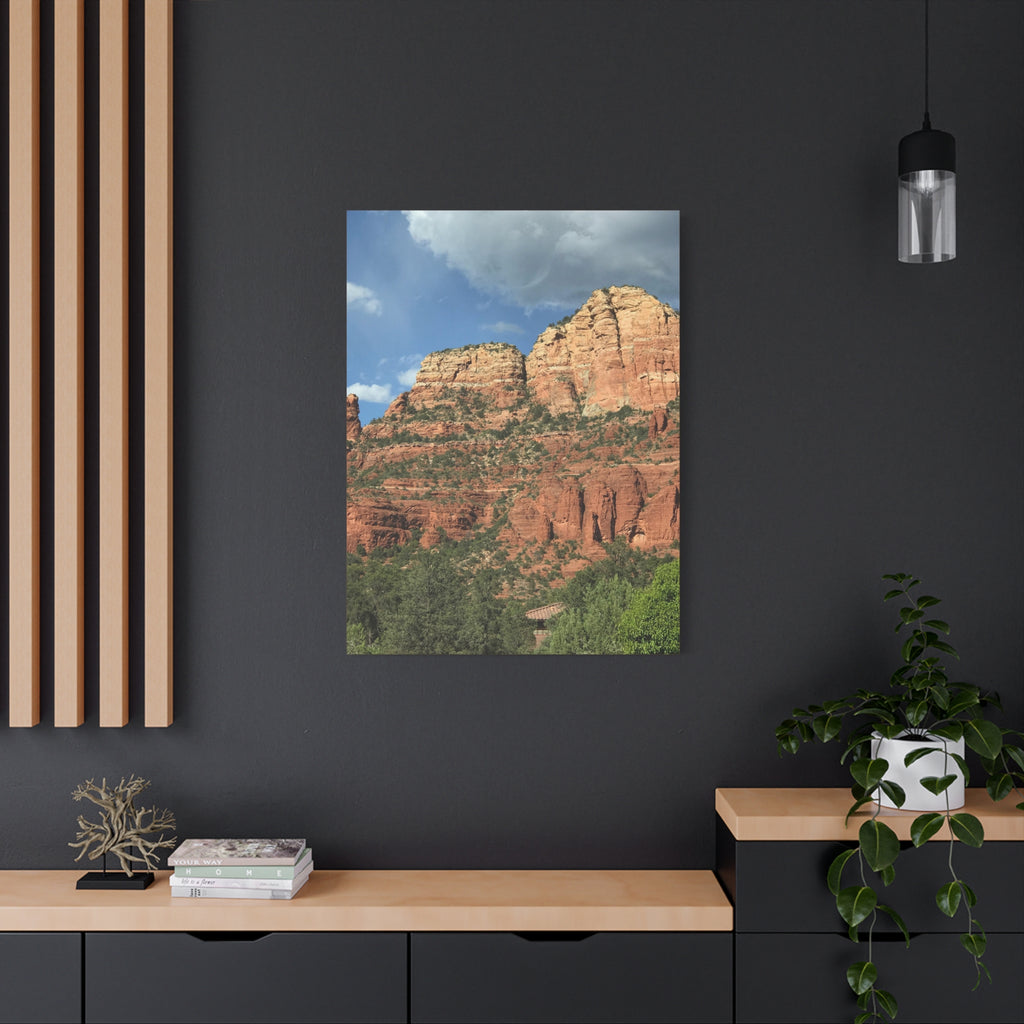 Sedona Red Rock Canvas Wall Art - Matte Stretched Landscape Print