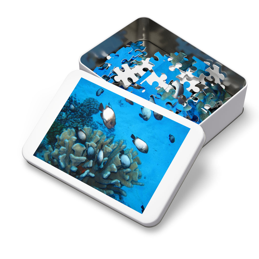 Coral Reef Fish Jigsaw Puzzle (with Tin) - Ocean Puzzle Gift