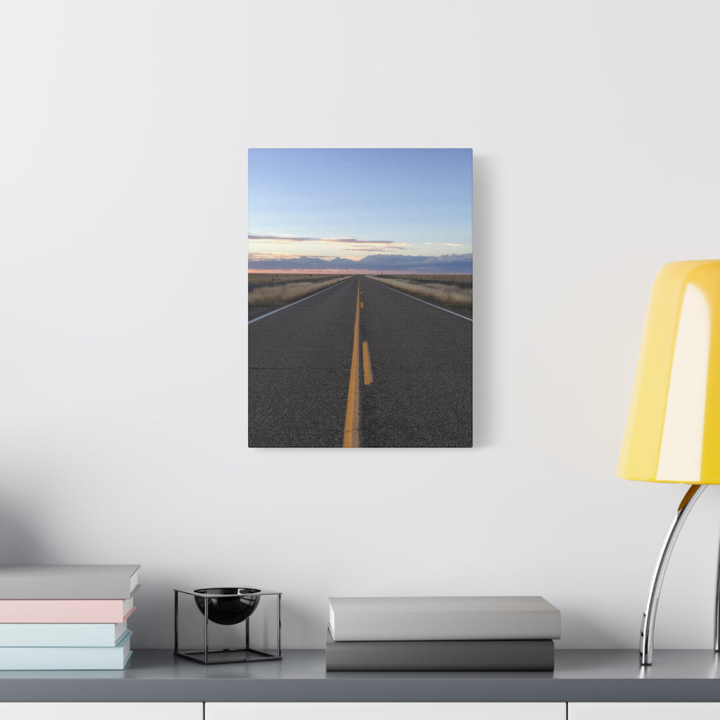 Open Road Canvas Print — Matte Stretched Wall Art (1.25")