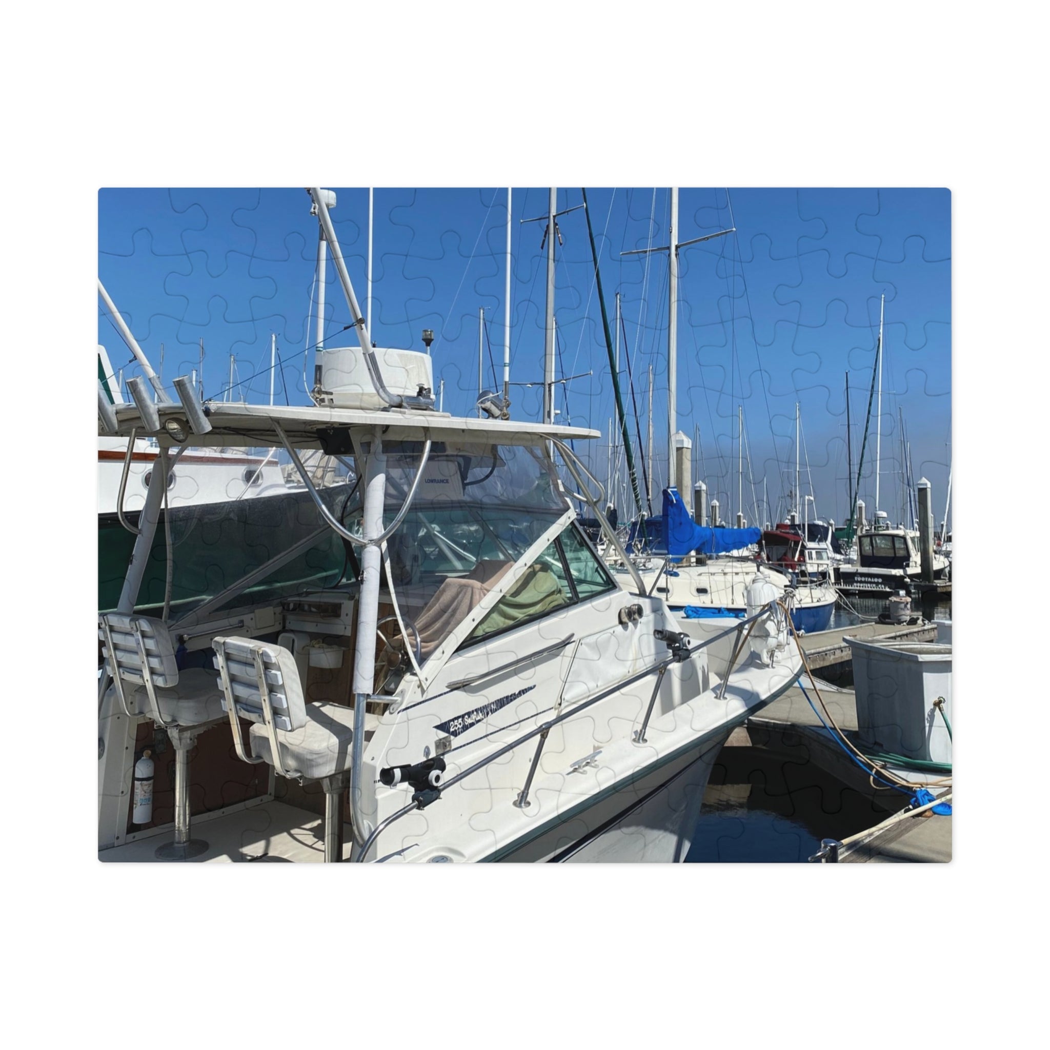 Boat Marina Jigsaw Puzzle — with Tin Gift Box