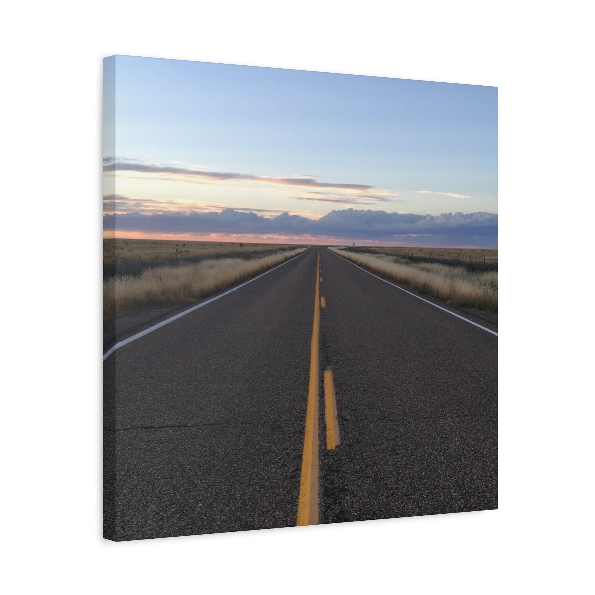 Open Road Canvas Print — Matte Stretched Wall Art (1.25")