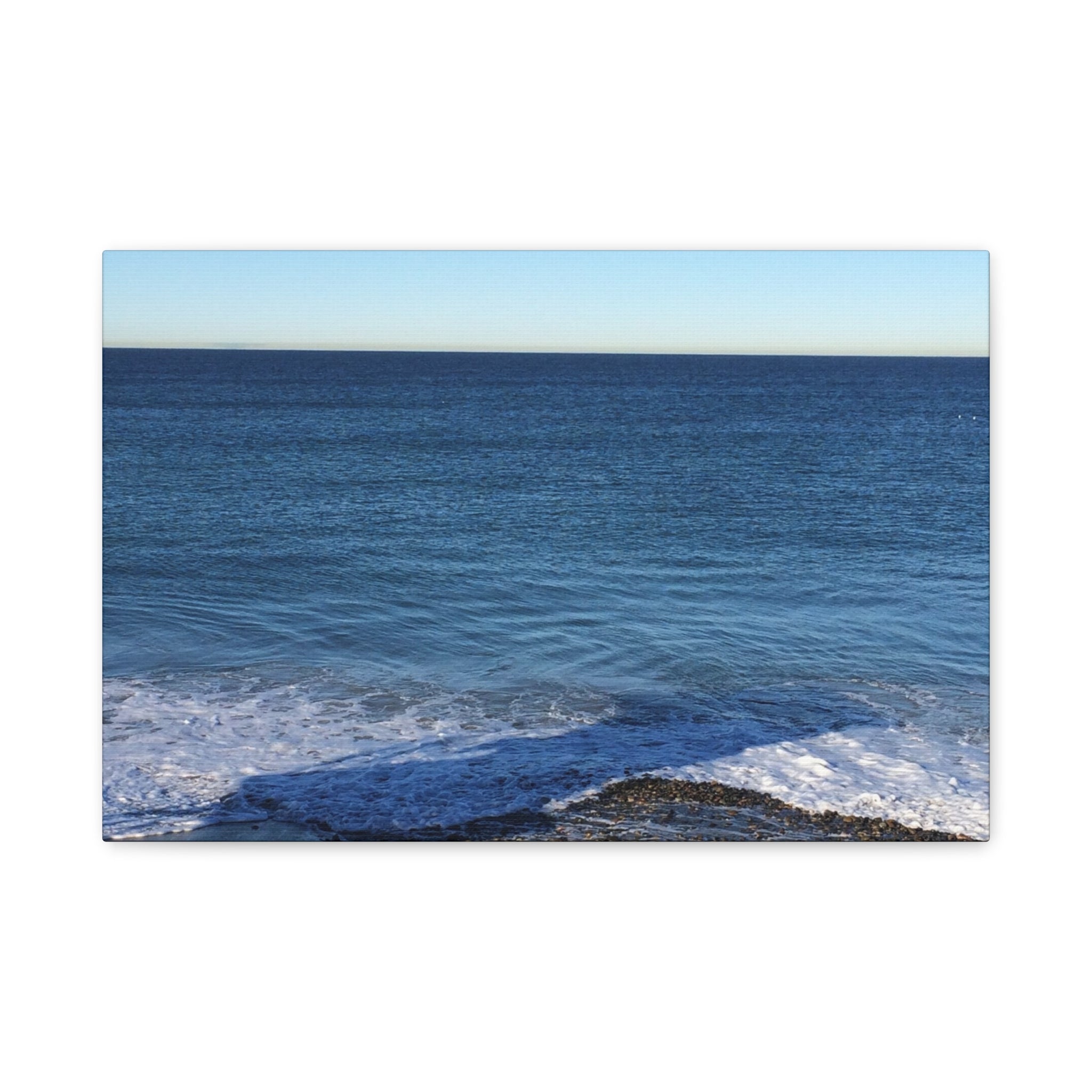 Ocean Horizon Matte Canvas Print — Serene Seascape Wall Art