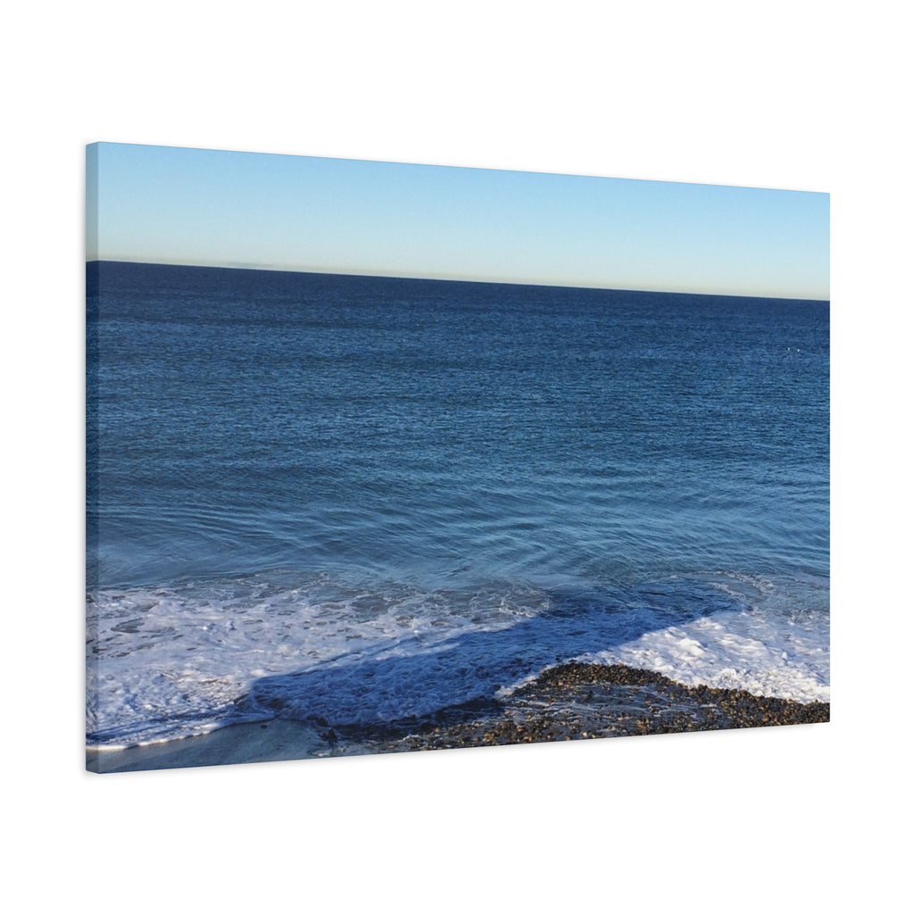 Ocean Horizon Matte Canvas Print — Serene Seascape Wall Art