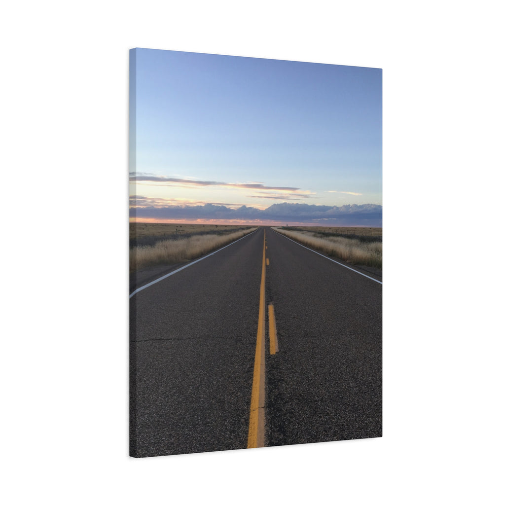 Open Road Canvas Print — Matte Stretched Wall Art (1.25")
