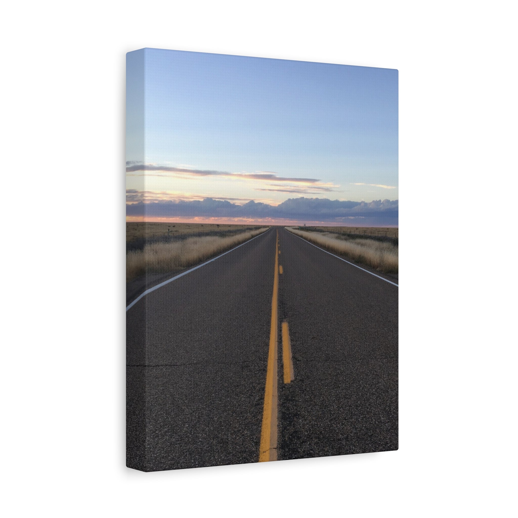 Open Road Canvas Print — Matte Stretched Wall Art (1.25")