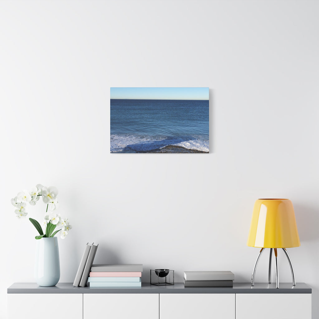 Ocean Horizon Matte Canvas Print — Serene Seascape Wall Art