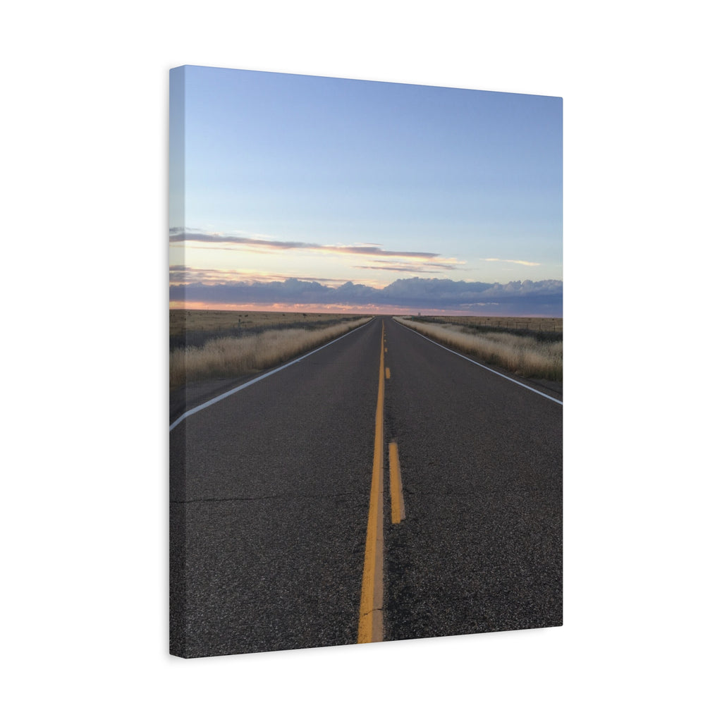 Open Road Canvas Print — Matte Stretched Wall Art (1.25")