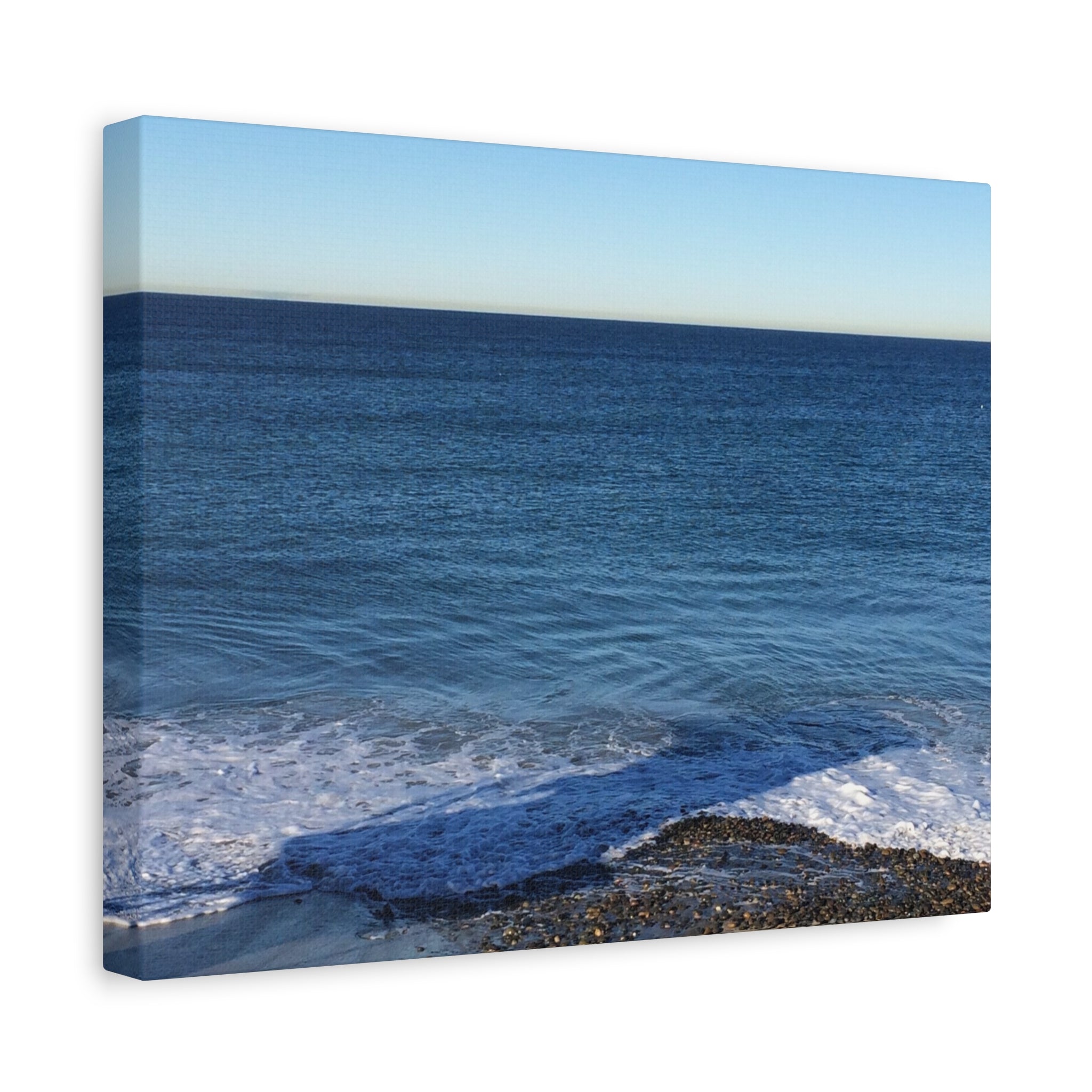Ocean Horizon Matte Canvas Print — Serene Seascape Wall Art