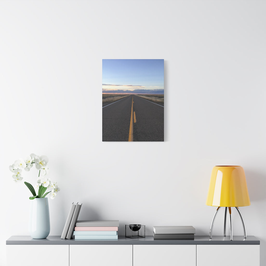 Open Road Canvas Print — Matte Stretched Wall Art (1.25")