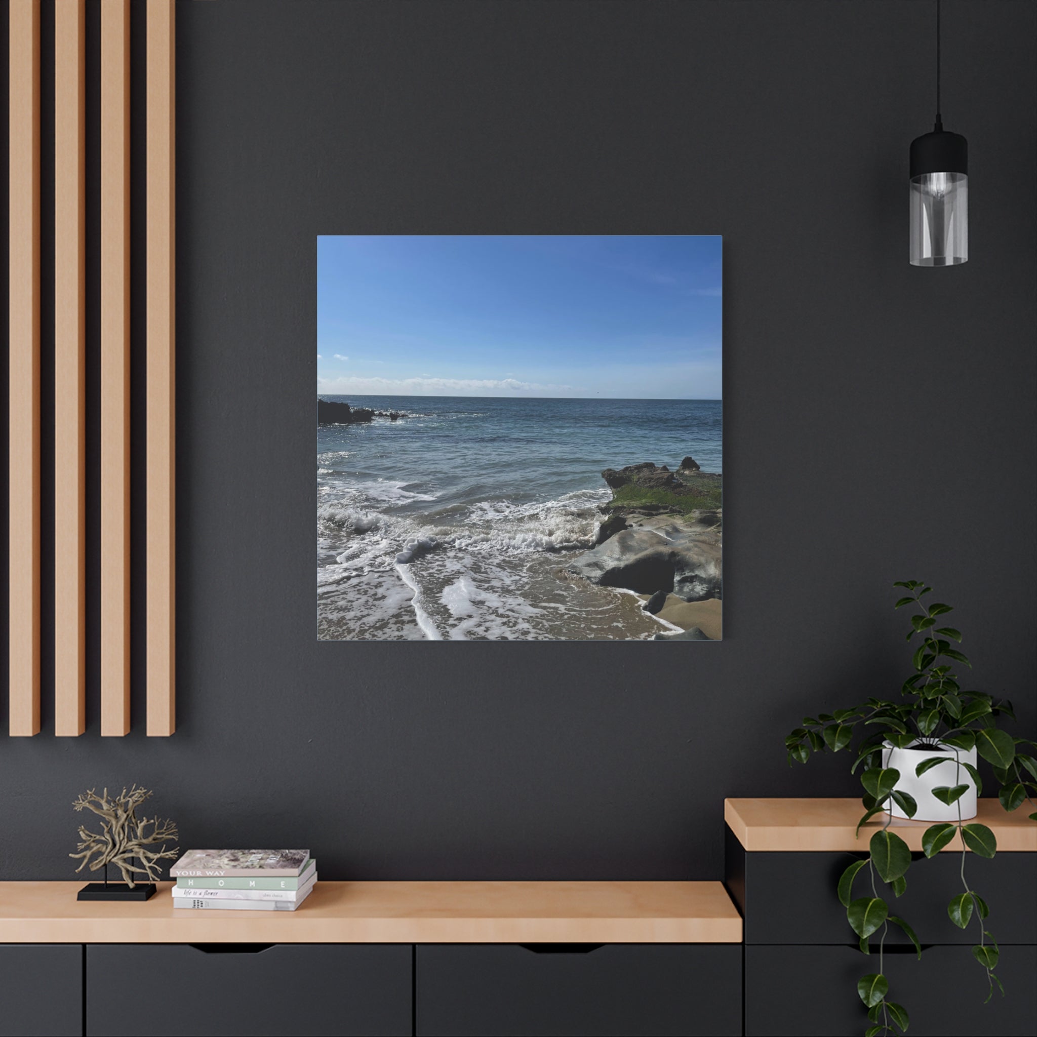 Coastal Calm Matte Stretched Canvas (1.25") — Seascape Wall Art